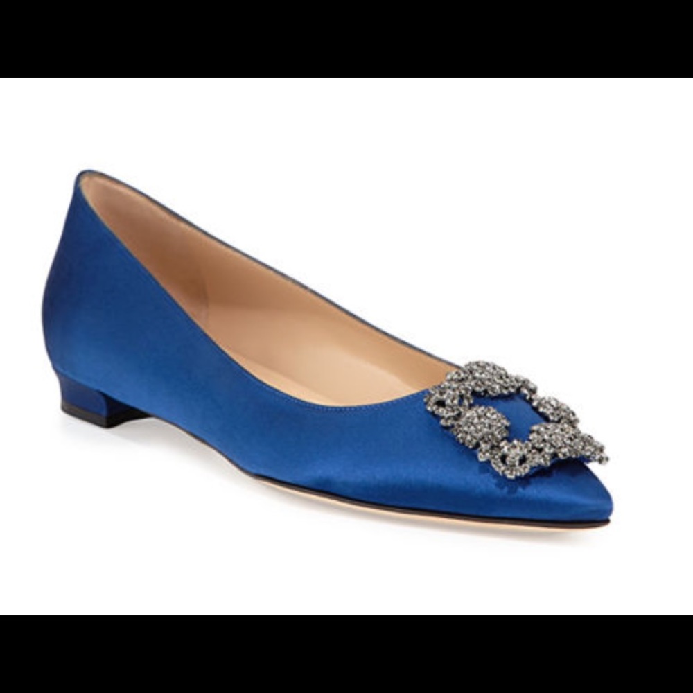 Manolo blahnik flats only worn once!!